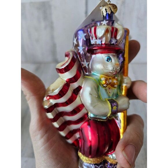 Radko Billy Doodle dandy flag American Bunny rabbit Easter Americana patriotic o - Picture 9 of 9